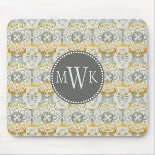 Mousepad Monograma Tapeçaria Rosette II