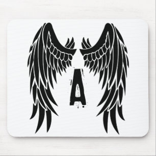 Mousepad Monograma Tattoo Angel Wing