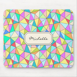 Mousepad Monograma - Urso Brilhante Colorido