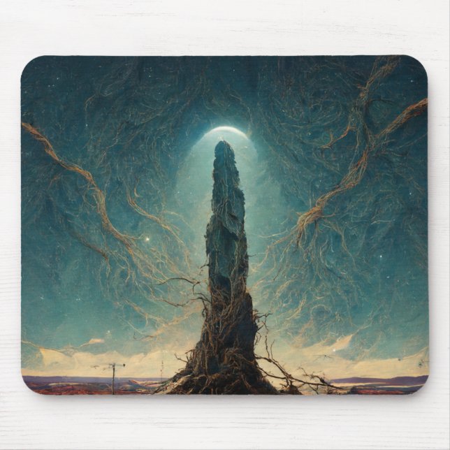 Mousepad Monolith 2 Fantasy Sci-Fi Art (Frente)