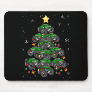 Mousepad Monster Truck Árvore de Natal Xmas Meninos Toddler