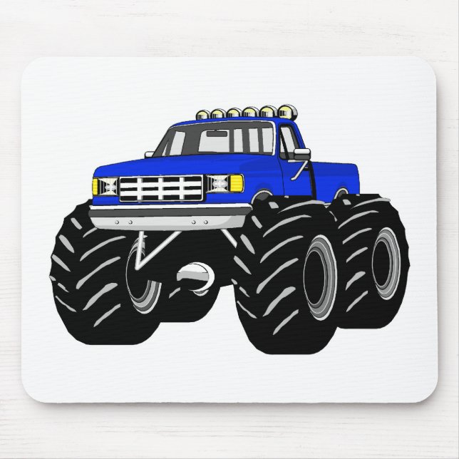 MOUSEPAD MONSTER TRUCK AZUL (Frente)