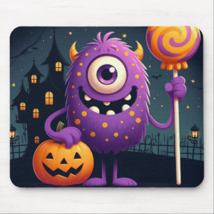 Mousepad Monstro bonito, púrpura e picante