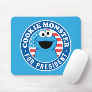 Mousepad Monstro Come-Biscoitos para Presidente