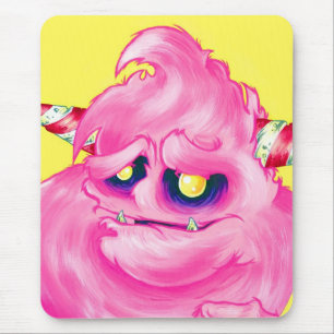 Mousepad Monstro do algodão doce