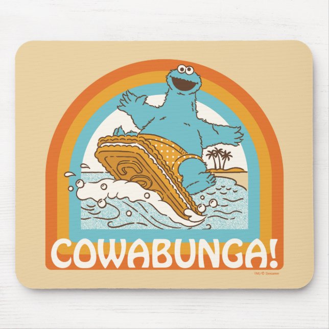Mousepad Monstro do Biscoito Cowabunga! (Frente)