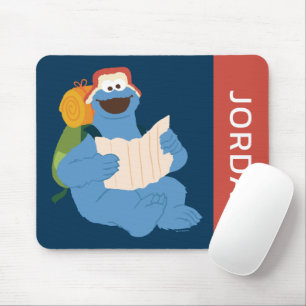 Mousepad Monstro dos Biscoitos Lendo um Mapa Adicione seu