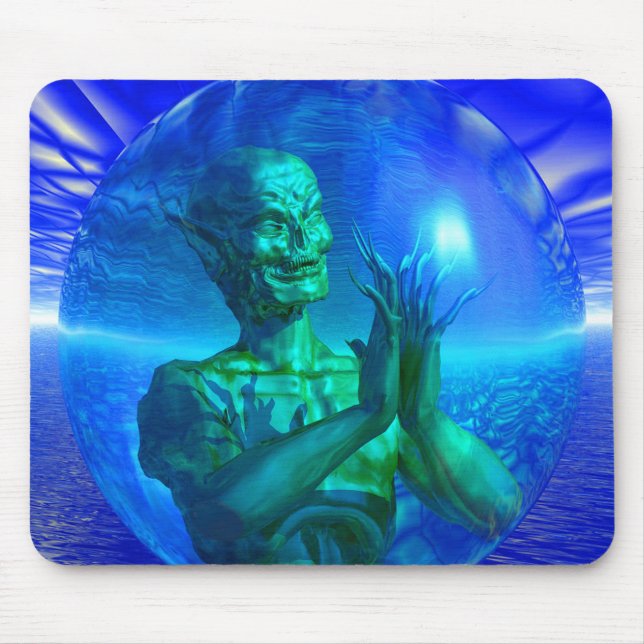 Mousepad Monstro em uma Bolha (Frente)