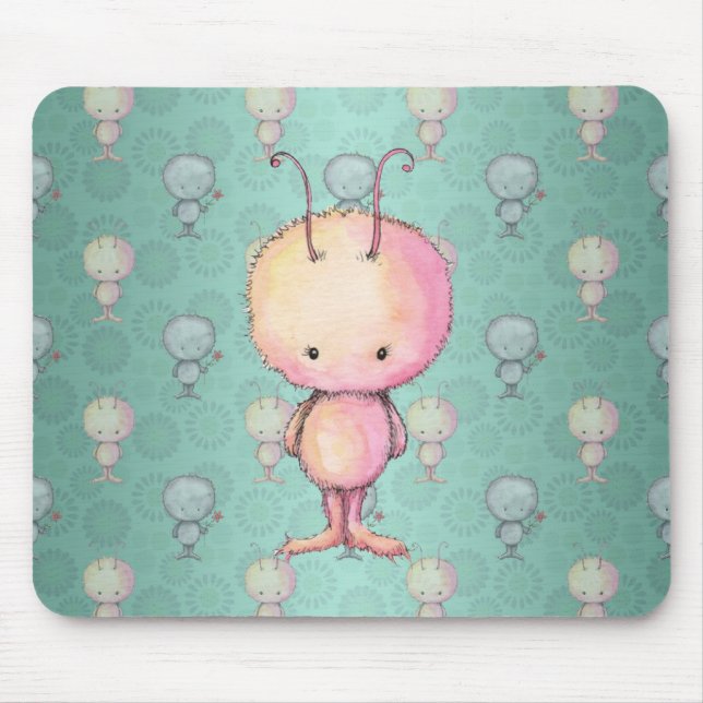 Mousepad Monstro Pequeno e Fofo (Frente)