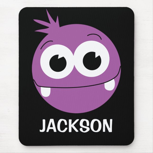 Mousepad monstro personalizado para crianças (Frente)