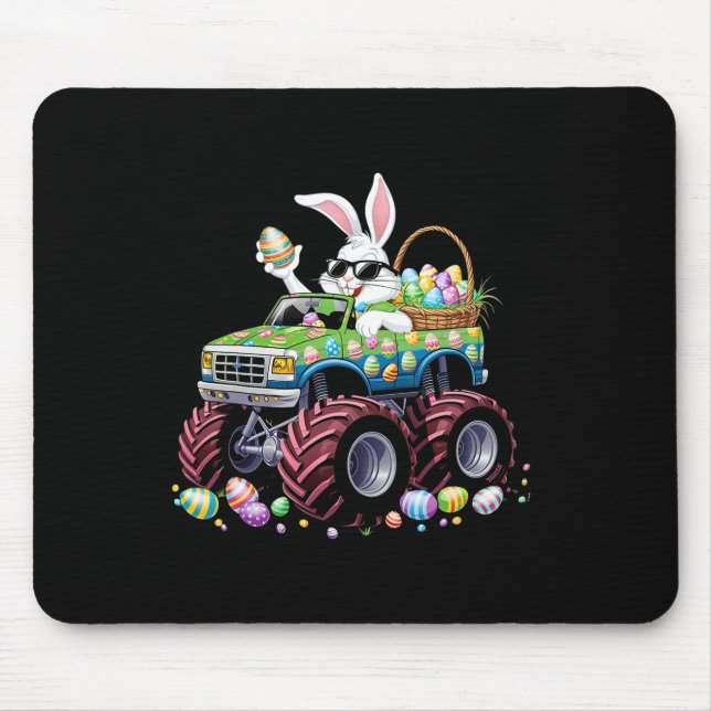 Mousepad Monstros de Felz pascoa Bunny Monster Alojam Crian (Frente)