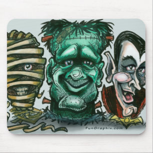 Mousepad Monstros de Filmes