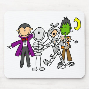 Mousepad Monstros de Halloween Camisetas e Presentes