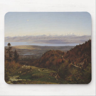 Mousepad Mont Blanc visto do Santo-Cergues, 1869