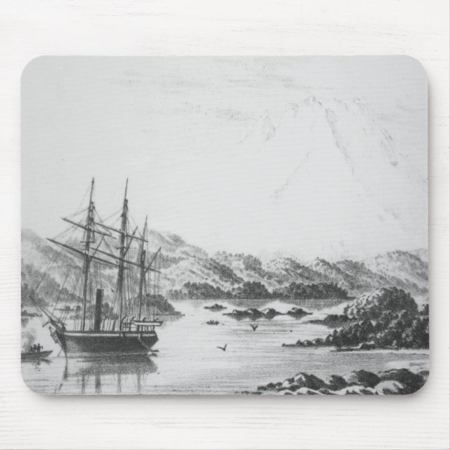 Mousepad Montagem Burney das ilhas da lontra (Frente)
