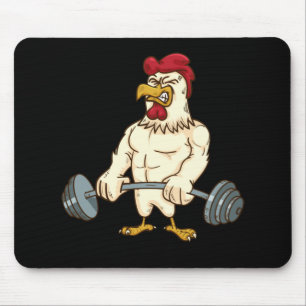 Mousepad Montagem de Malhação de frango com guincho
