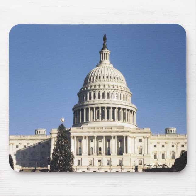 Mousepad Montagem do Capitólio de Construção dos EUA (Frente)