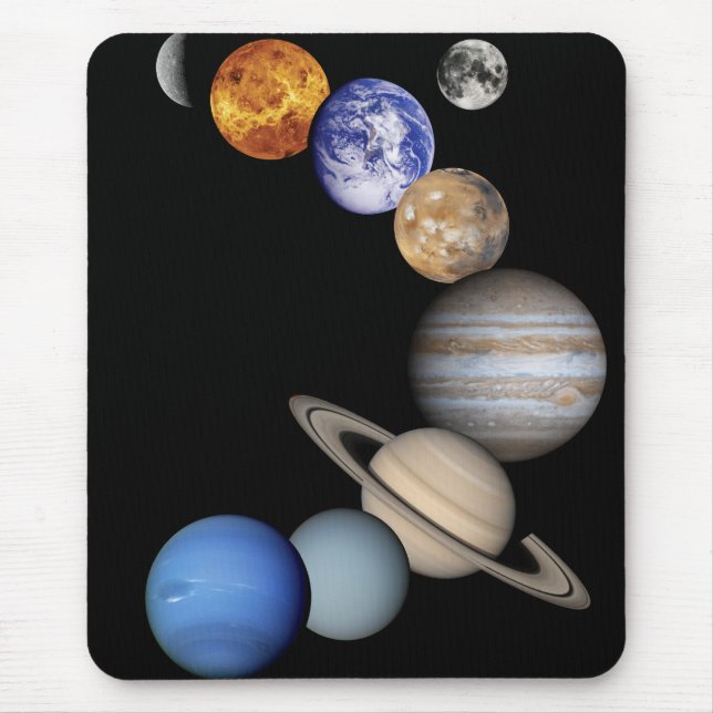 Mousepad Montagem do Sistema Solar (Frente)