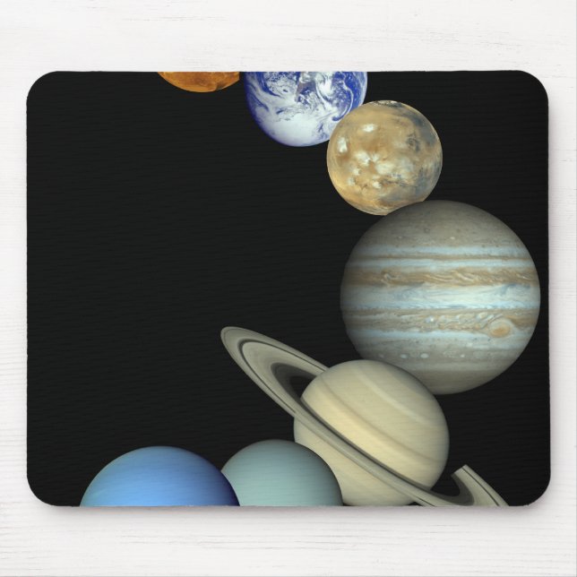 Mousepad Montagem do sistema solar (Frente)