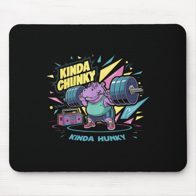 Mousepad Montagem Motivacional &amp; Appa de Levantamento d (Frente)
