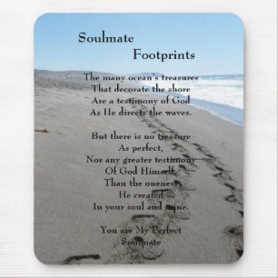 Mousepad Montagens De Calçado Com Poema