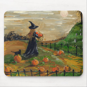 Mousepad Montanha do remendo da abóbora da bruxa