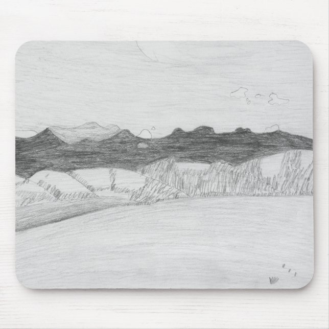Mousepad Montanha e dunas (Frente)