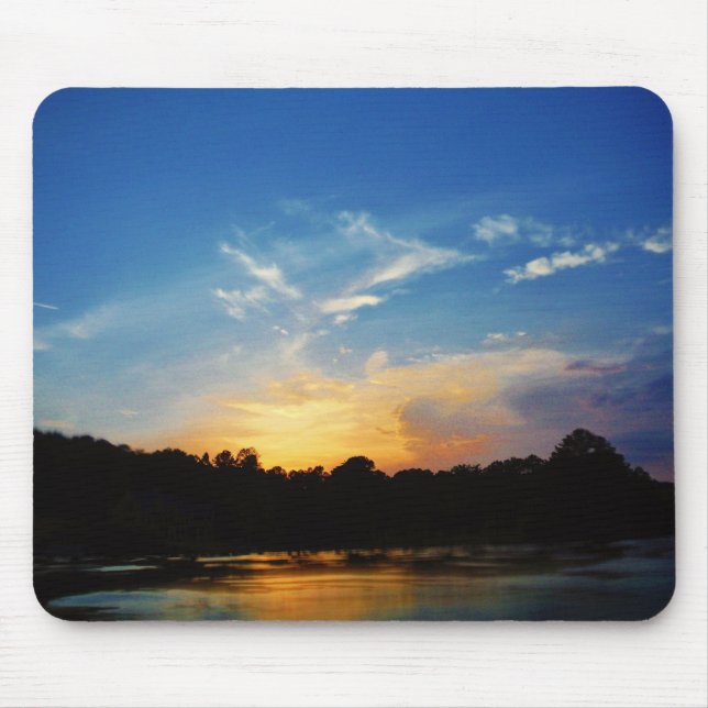 Mousepad Montanha lago Sunset (Frente)