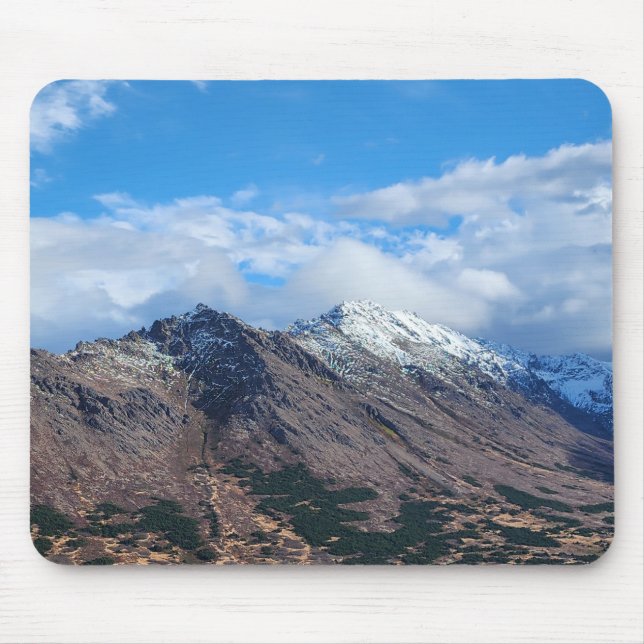Mousepad Montanha Maiestosa Com Capas De Neve (Frente)