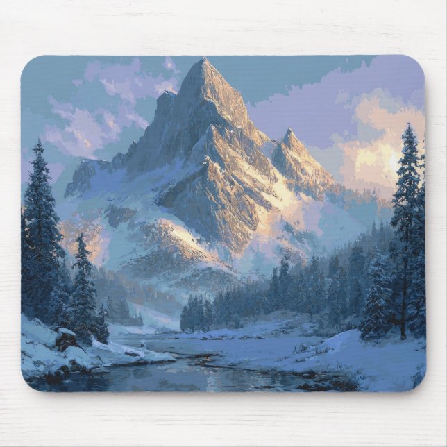 Mousepad Montanha Nevada (Frente)