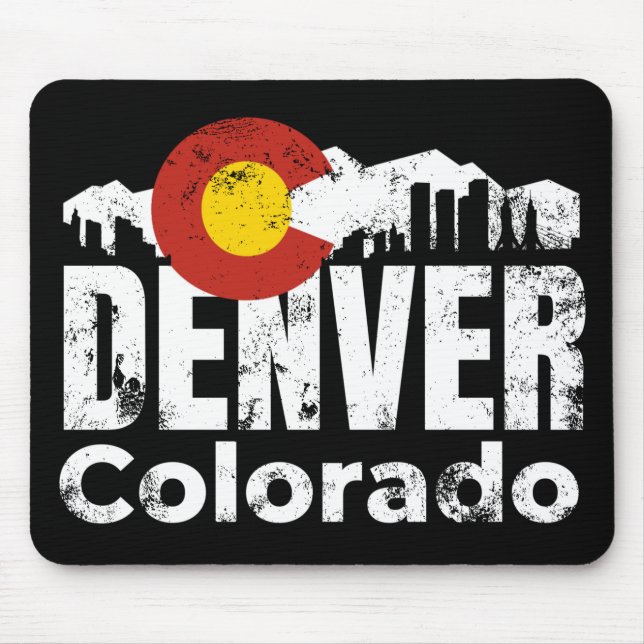 Mousepad Montanhas Denver Colorado (Frente)