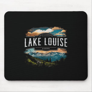 Mousepad Montanhas do Lago Louise Alberta Caminhada Ao Ar L
