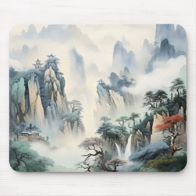 Mousepad Montanhas do Vale Nebuloso (Frente)