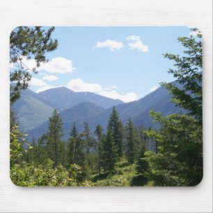 Mousepad Montanhas e Floresta de Montana - Vista Cênnica