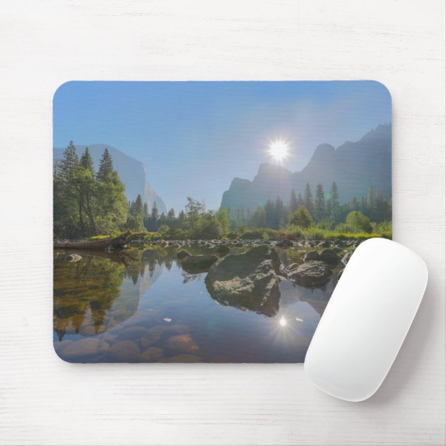 Mousepad Montanhas | El Capitan Yosemite Park, Califórnia (Com mouse)