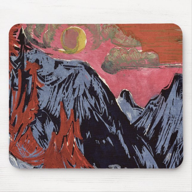 Mousepad Montanhas em Inverno, 1919 (Frente)