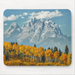 Mousepad Montanhas grandes de Teton na queda