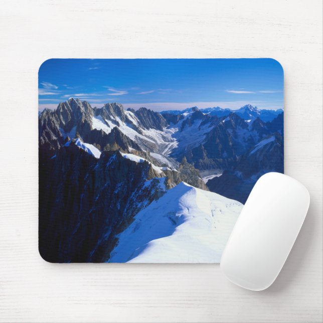 Mousepad Montanhas | Mont Blanc, Alpes europeus (Com mouse)
