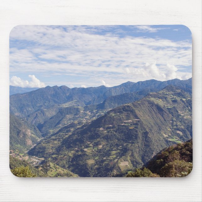Mousepad Montanhas orientais pacíficas do Butão - Himalaya (Frente)