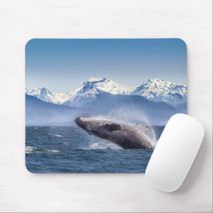 Mousepad Montanhas Quebra da Baía de Glaciar de Baleia, A