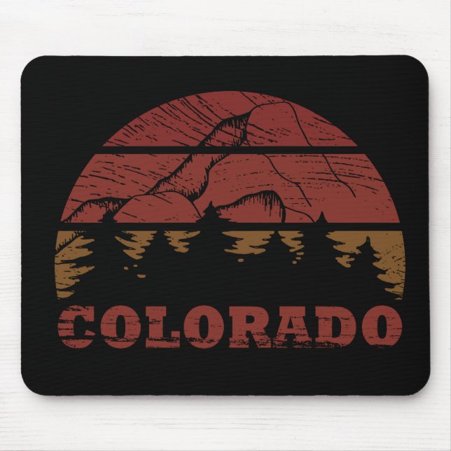Mousepad Montanhas Rocky Colorado (Frente)