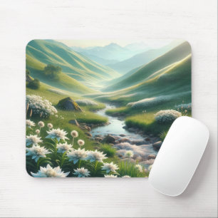 Mousepad Montanhas suíças e Edelweiss