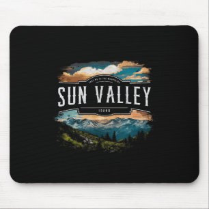 Mousepad Montanhas Sun Valley Idaho Caminhada Ao Ar Livre V