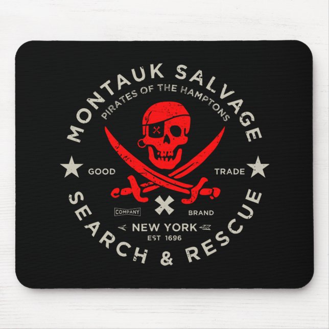 Mousepad Montauk Salvage Co. Pad Pirata (Frente)