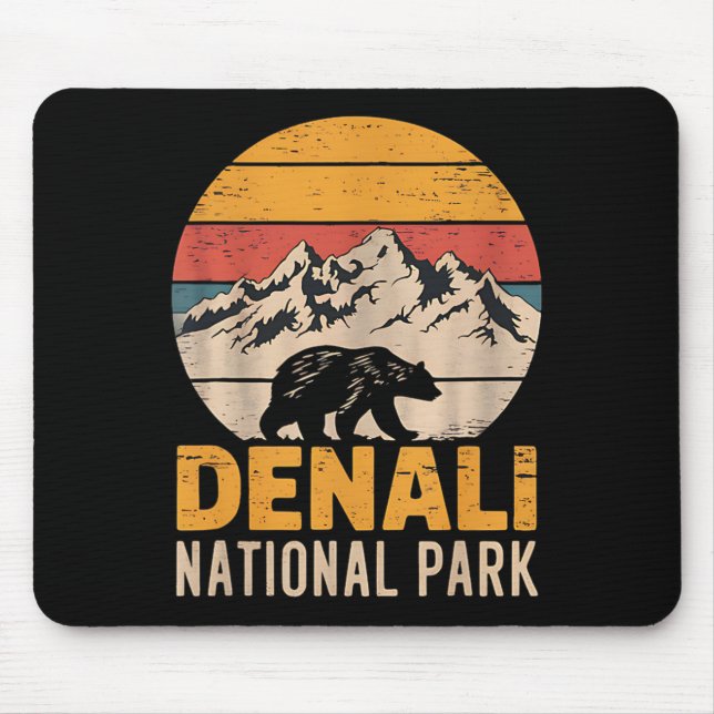 Mousepad Monte Denali Alasca Montanhista Escalada Nacional  (Frente)
