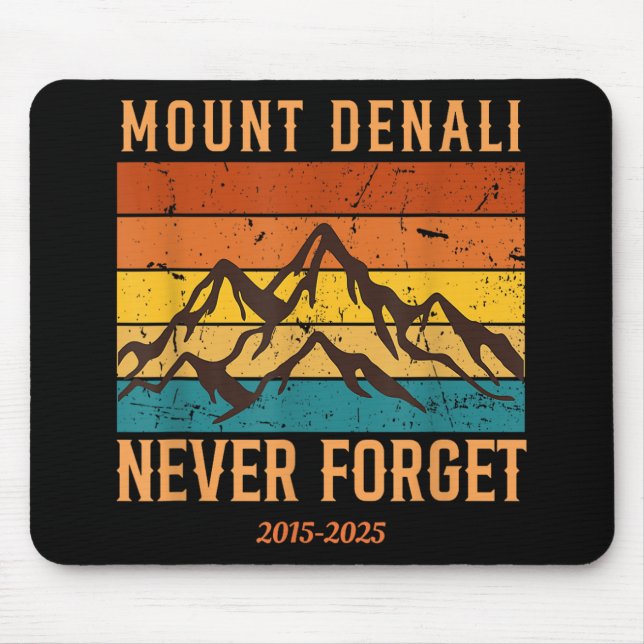 Mousepad Monte Denali National Park Monte Mckinley Us (Frente)