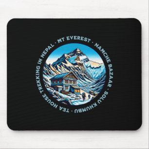Mousepad Monte Everest Namche Bazaar Casa de Chá Trekking N