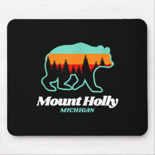 Mousepad Monte holli michigan esqui snowboard urso