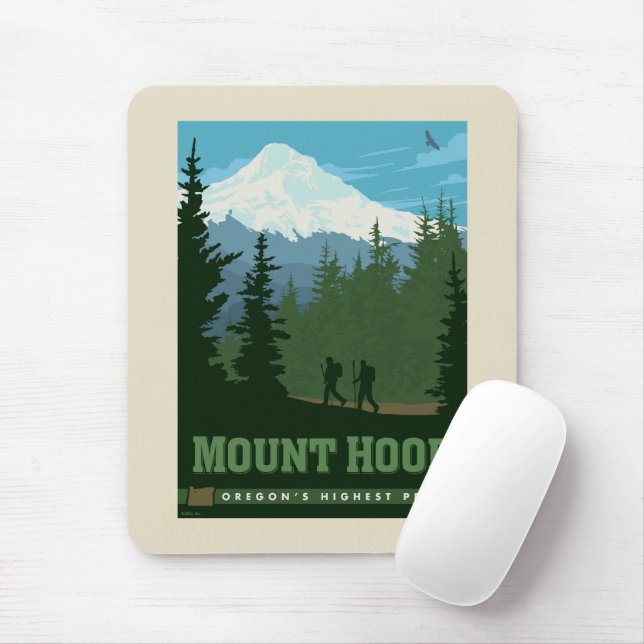 Mousepad Monte Hood | Oregon (Com mouse)