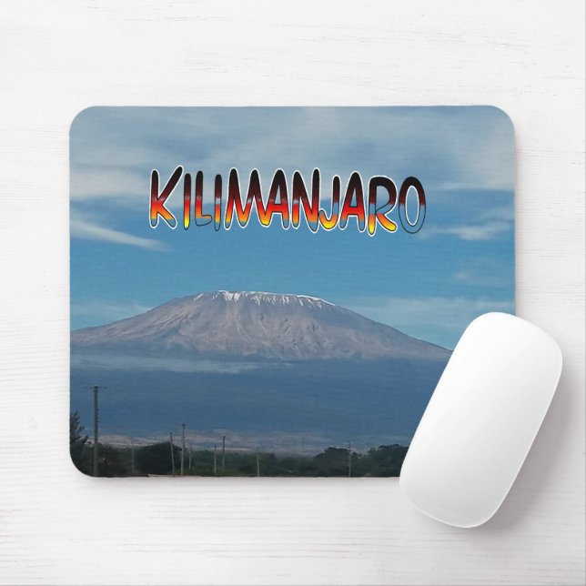 Mousepad Monte Kilimanjaro, escalável popular legal (Com mouse)